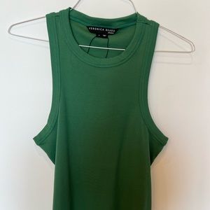 NWT Veronica Beard Jordyn Tank in green size M